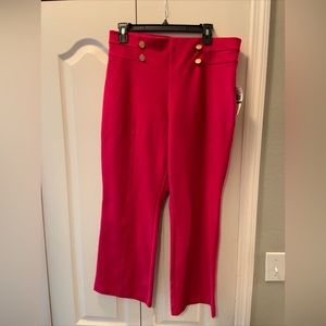 Michael kors ladies crop flare pull on pants size large